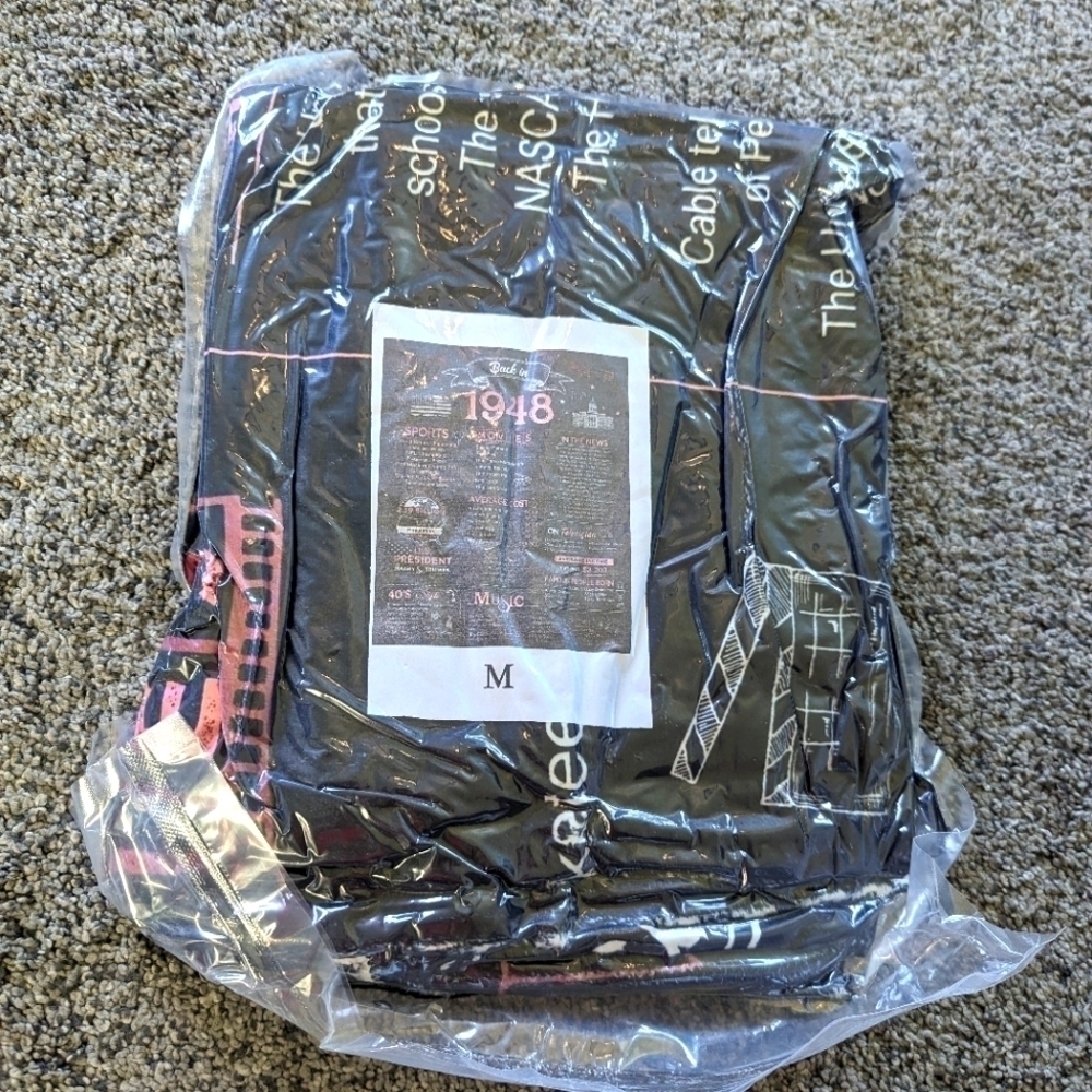 NWT Vacuum Sealed Never Opened Birthday Blanket Born in 1948